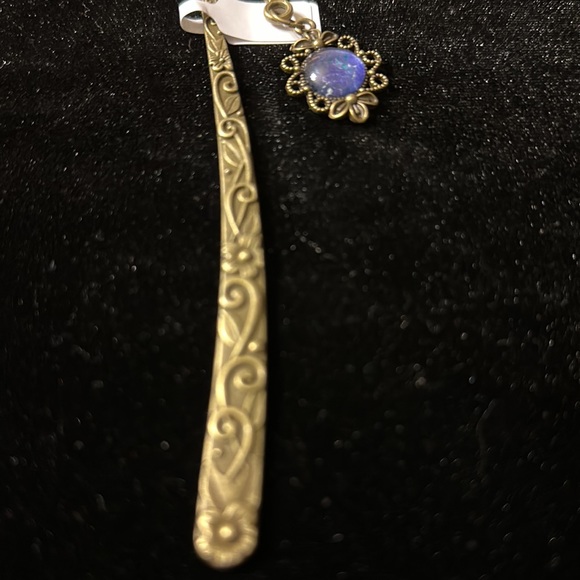 HAND PAINTED FLOWER Bookmark by INDIANA ARTIST SUSAN OTTINGER one of a Kind Tall - Picture 6 of 7